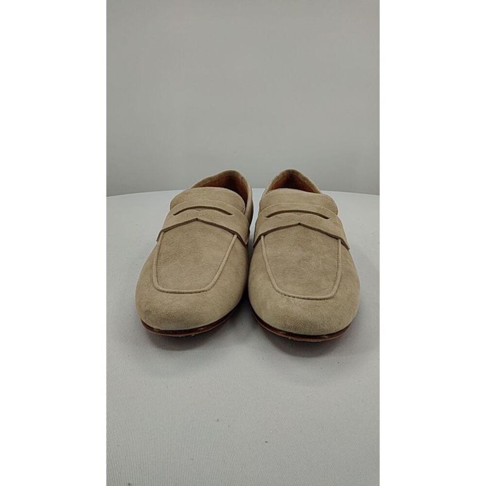 Quince Tan Women's Suede Loafers